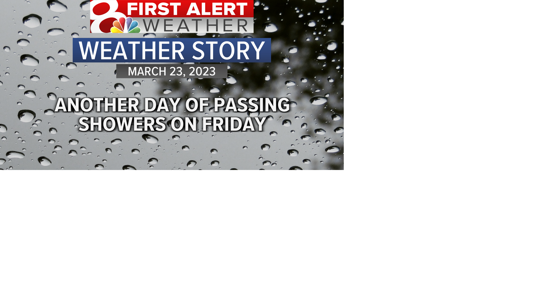 Forecast: Rain chances continue, some sunshine this weekend | Weather ...
