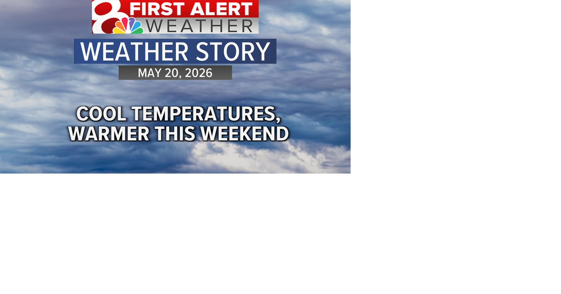 Forecast: Cool midweek, warming up into the weekend | Weather | komu.com