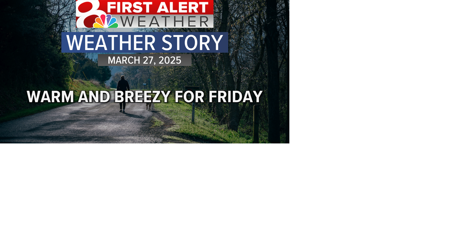 Forecast: Warm and breezy to end the week | Weather | komu.com