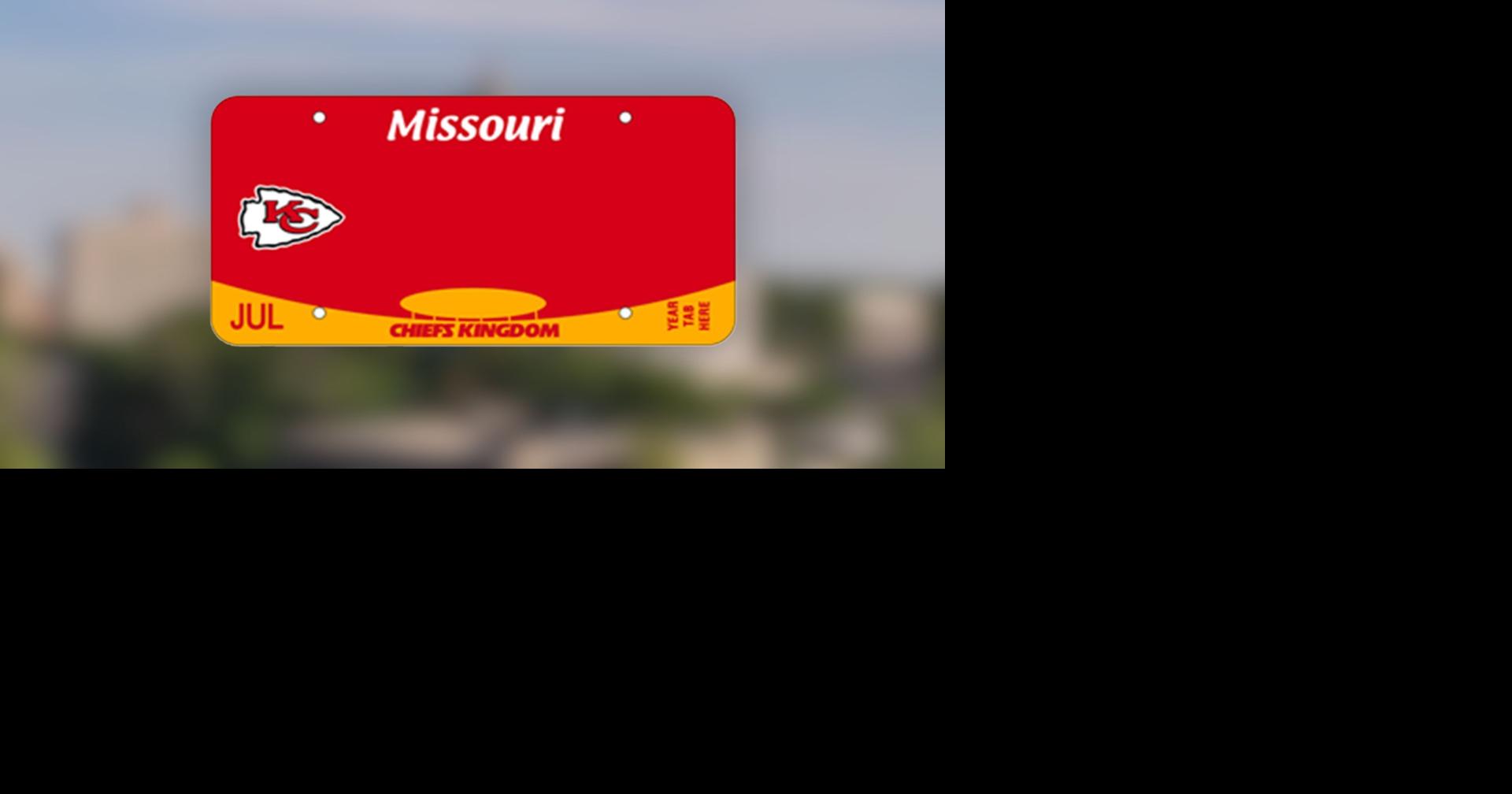 Bill filed to eliminate Missouri's Kansas City Chiefs specialty license plates