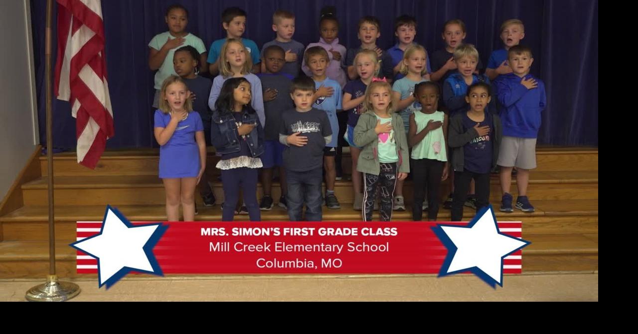 Mill Creek Elementary - Mrs. Simon's 1st Grade Class | Daily Pledge ...
