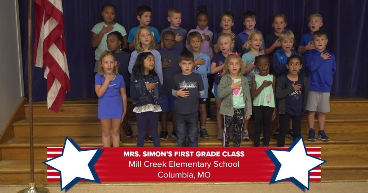 Mrs. Simons Mill Creek Elementary - Mrs. Simon's 1st Grade Class | Daily Pledge ...