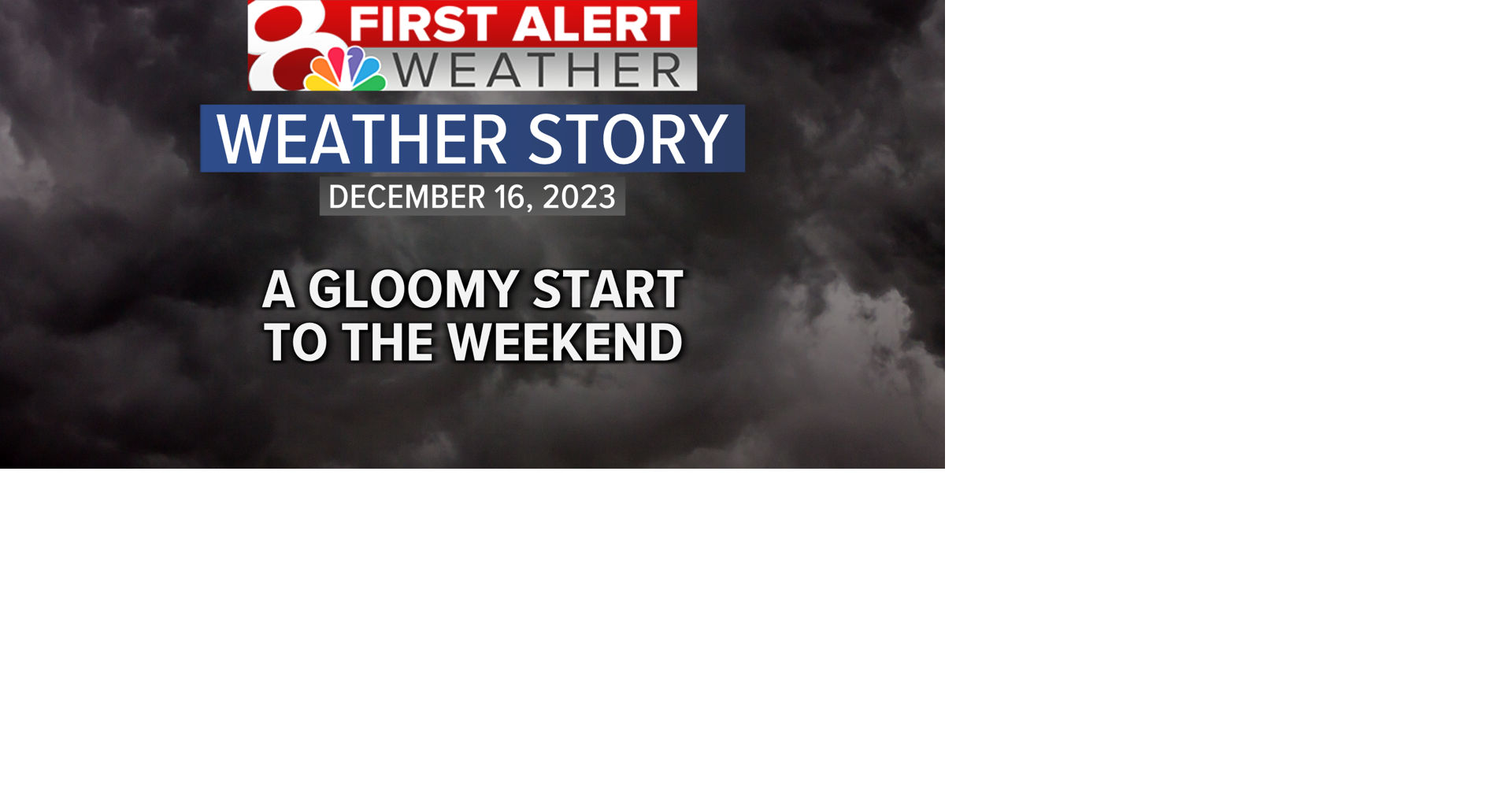 A gloomy start to the weekend | Weather | komu.com