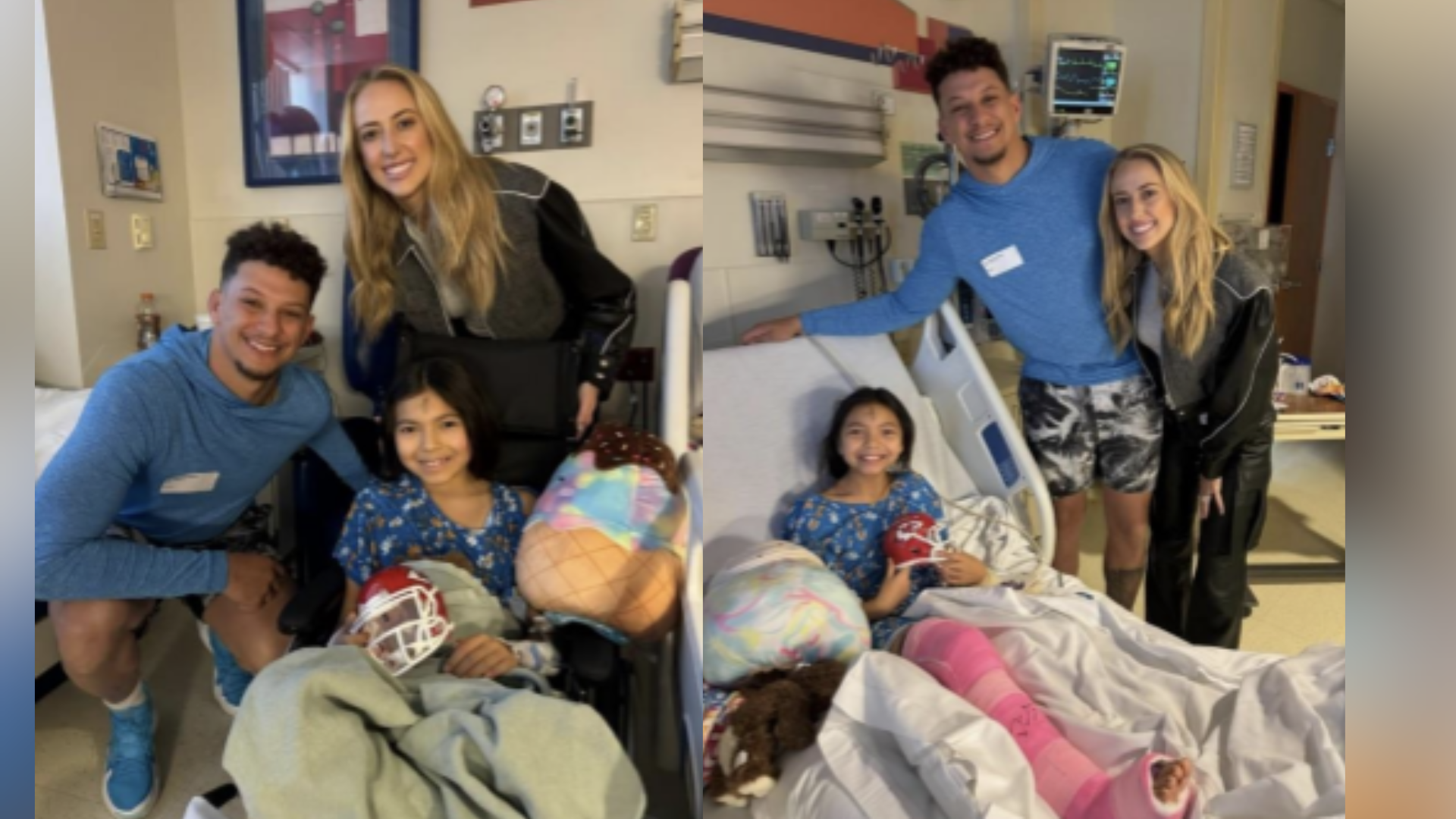 Patrick And Brittany Mahomes Visit Young Shooting Victims | State News ...