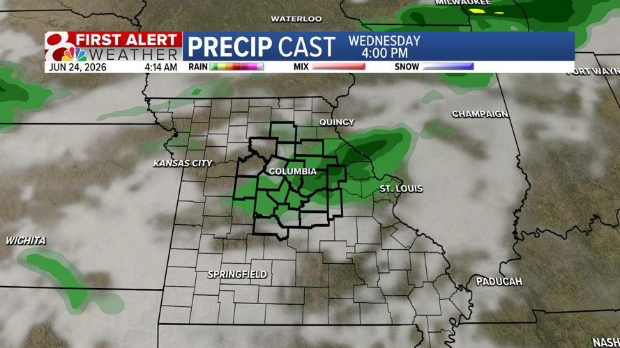 Tracking daily rain chances, hot and humid conditions coming | Weather ...