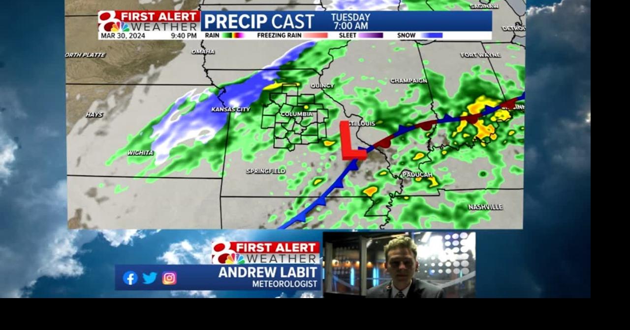 Showers possible for Easter then strong to severe thunderstorms Monday ...