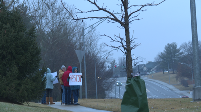 'Concerned seniors' rally in Columbia against Project 2025