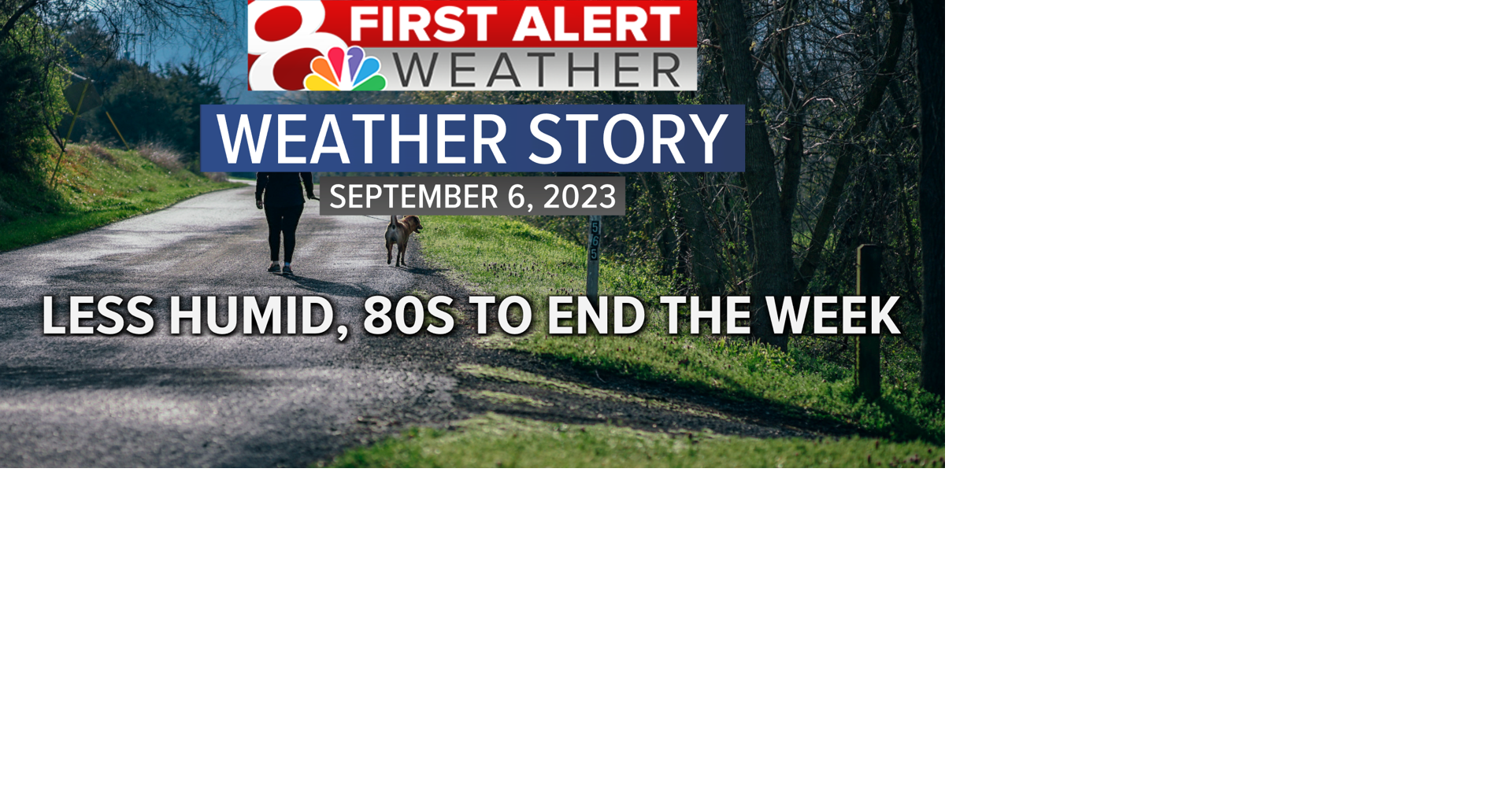 Forecast: Less Humid, Comfortable End to the Week | Weather | komu.com