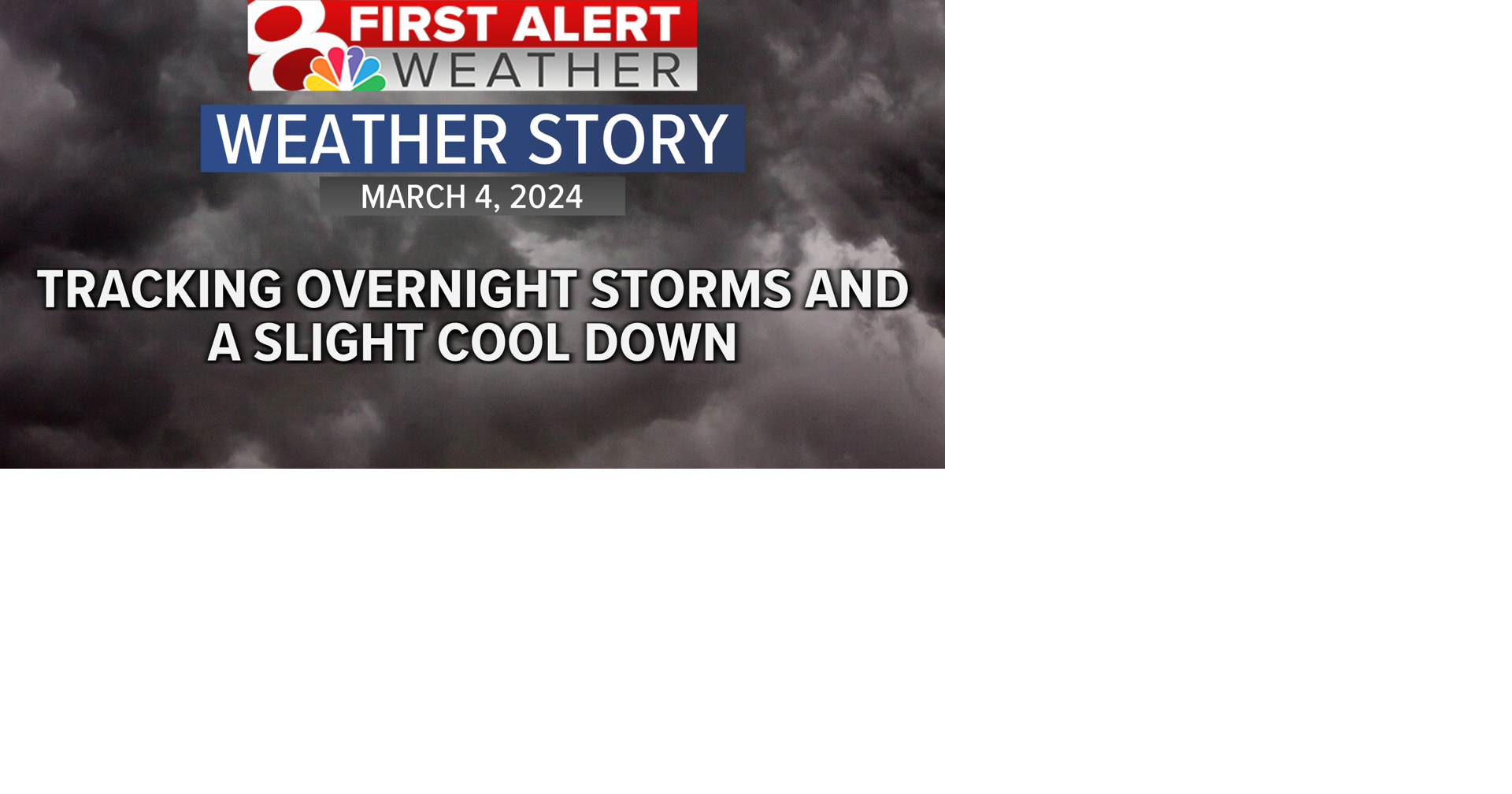 Forecast: Scattered showers and thunderstorms Monday evening and ...