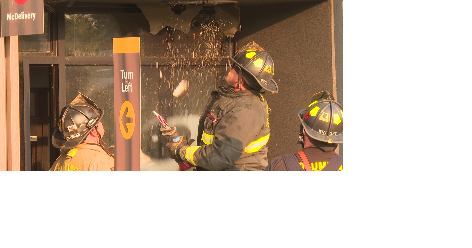 Investigation underway into cause of fire at new McDonald's in Columbia