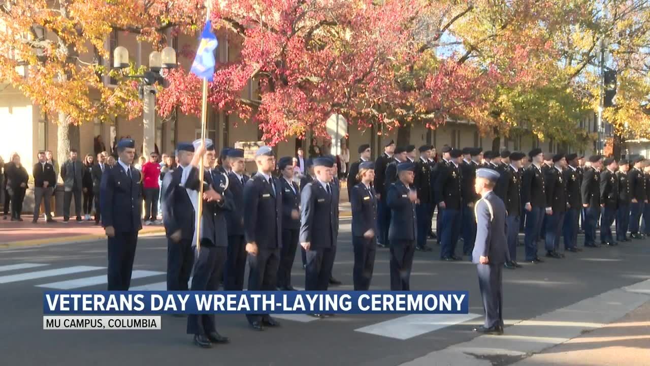 VIDEO: MU Honors Veterans With Wreath-laying Ceremony | News | Komu.com