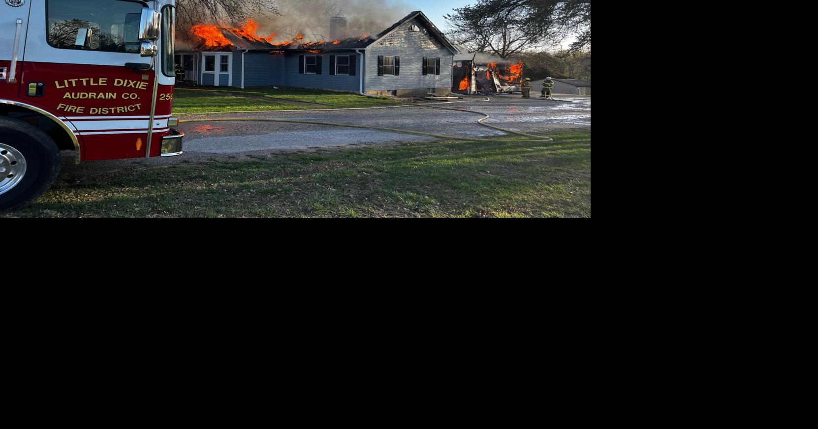 Home heavily damaged in Audrain County fire | Mid-Missouri News | komu.com