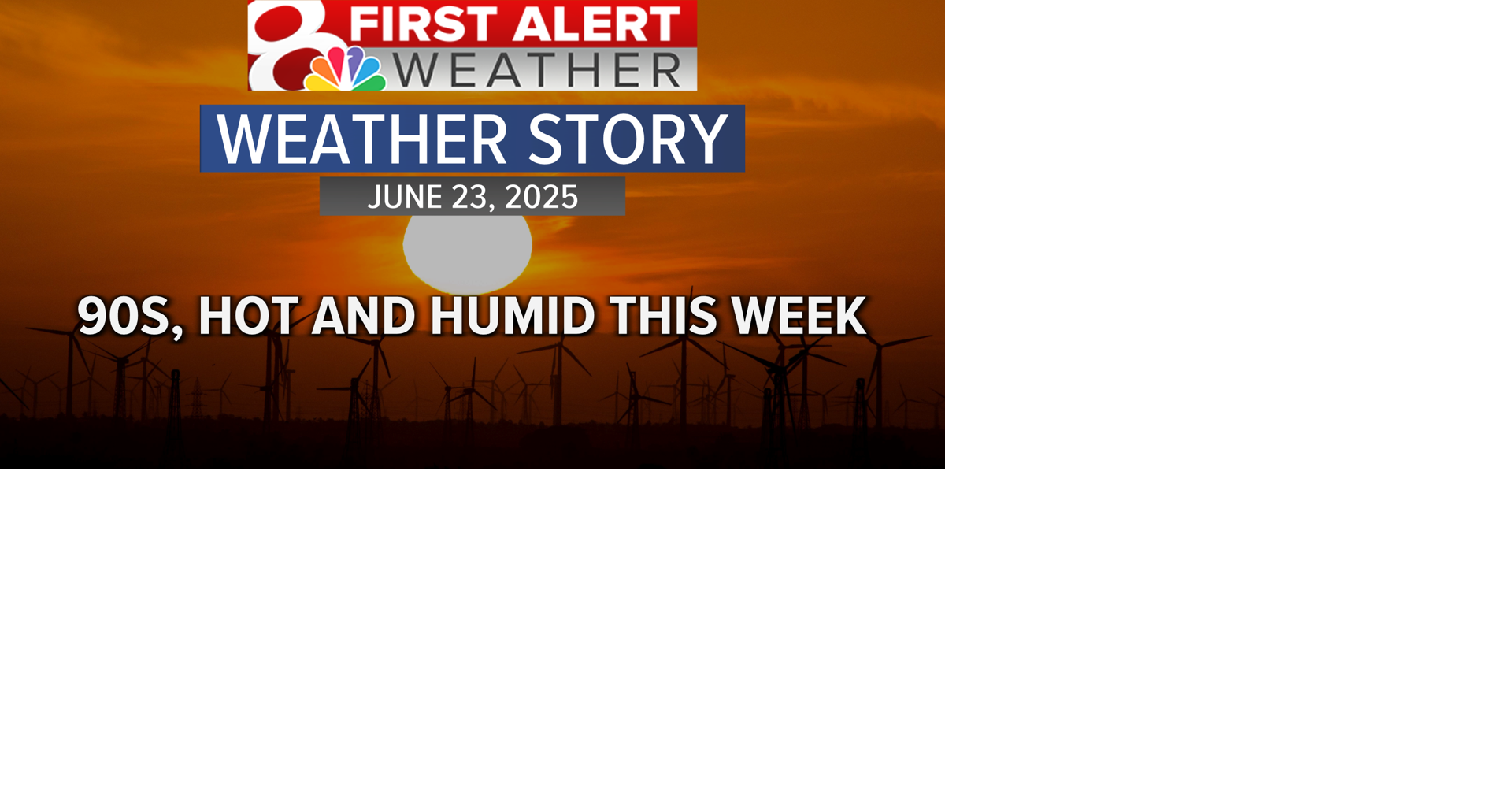Forecast: Hot and humid stretch continues with 90s this week | Weather ...