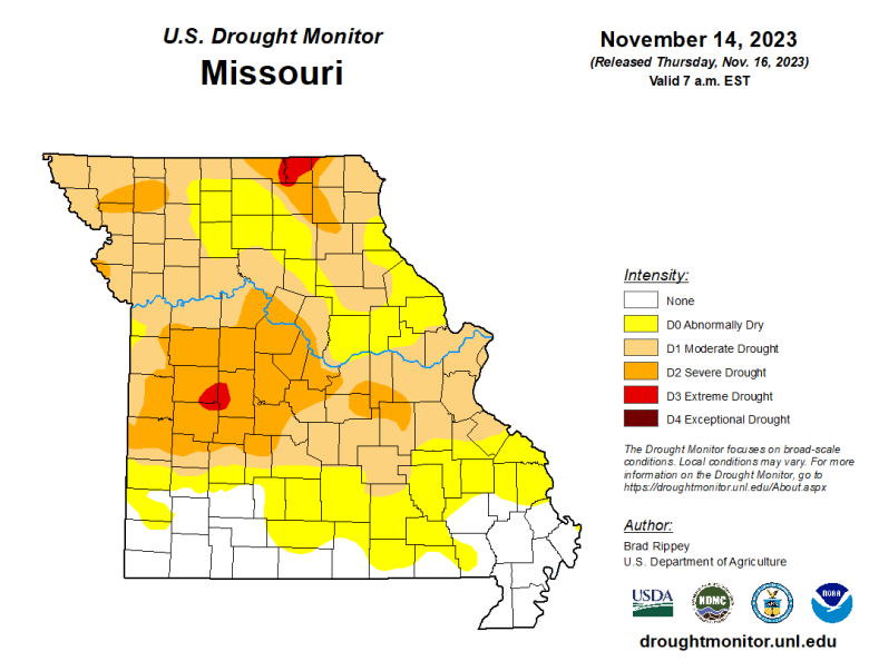 Gov. Parson Signs Executive Order Extending Drought Alert For Missouri ...