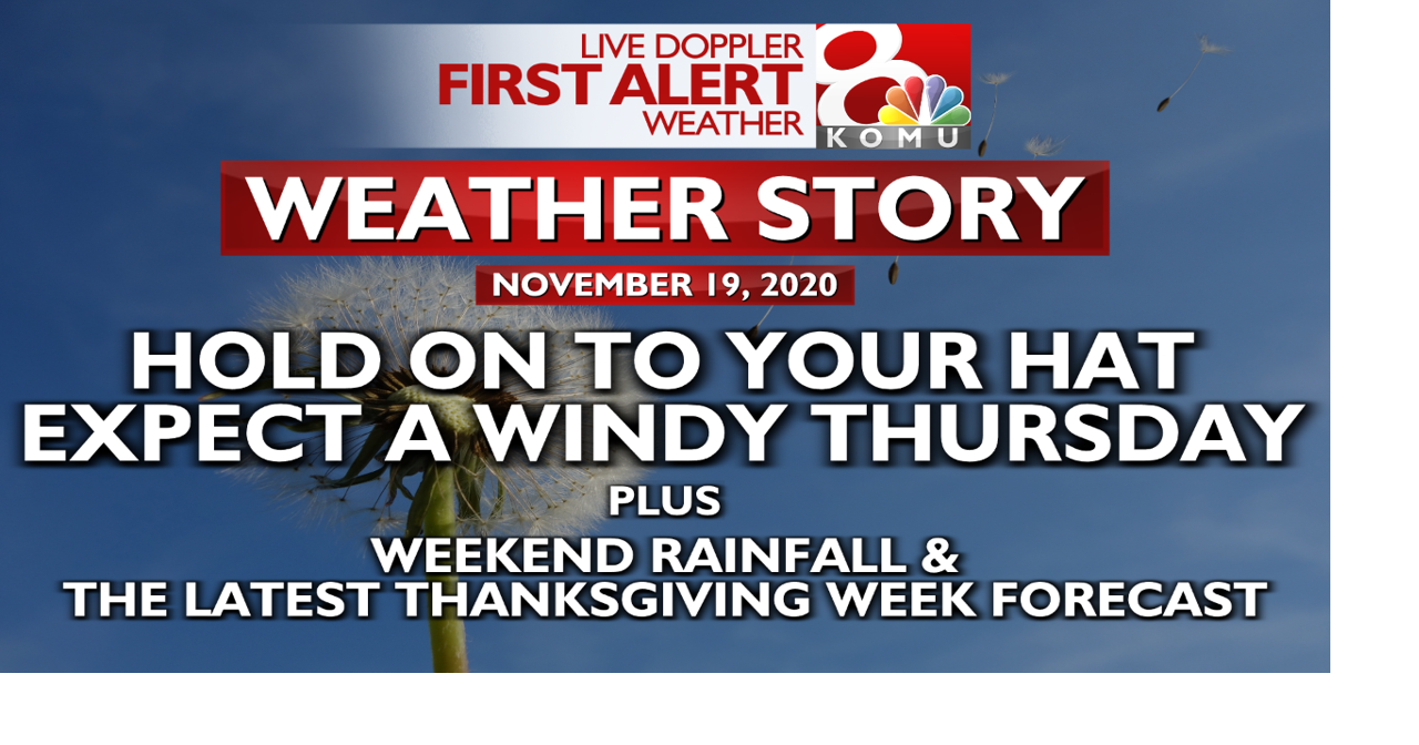 Forecast: Windy and warm today with rain chances into the weekend ...