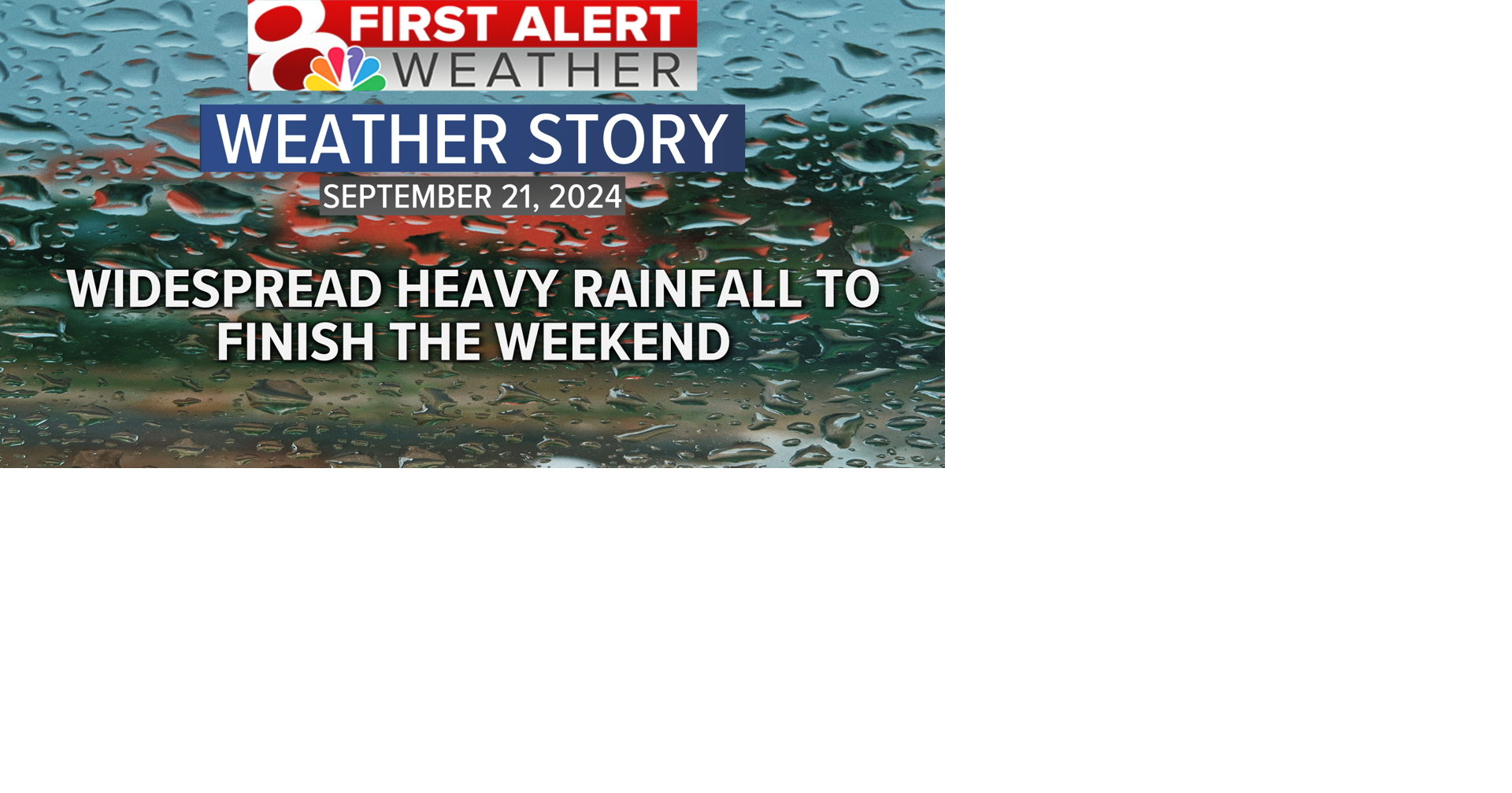 Forecast: Heavy rainfall overnight Saturday lingering into Sunday ...