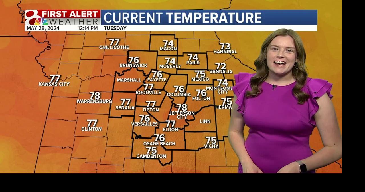 A near repeat of Monday's weather plus rain chances for the end of the ...