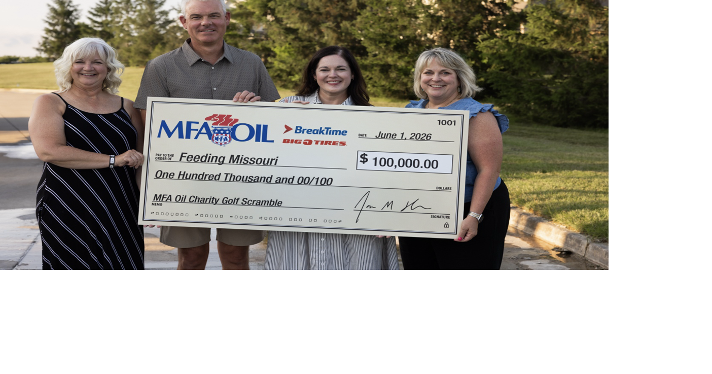 MFA Oil donates $100,000 to Feeding Missouri