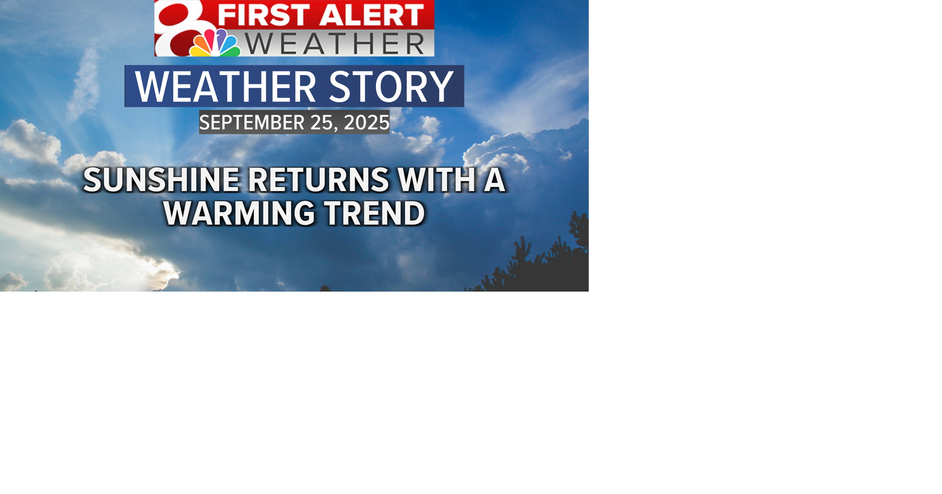 Forecast: Temperatures on a warming trend into the weekend | Weather ...