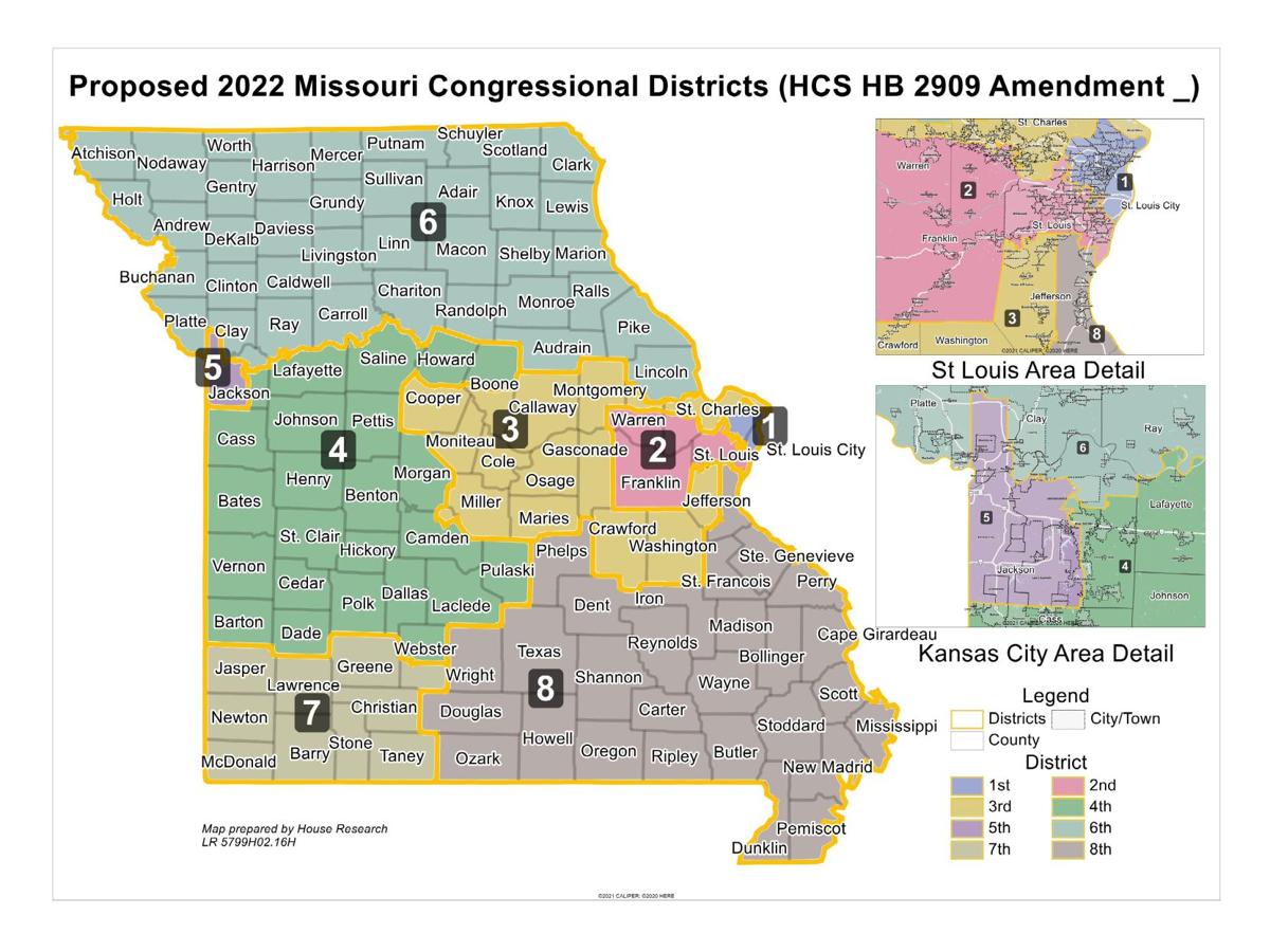 Missouri Senate passes new congressional redistricting map