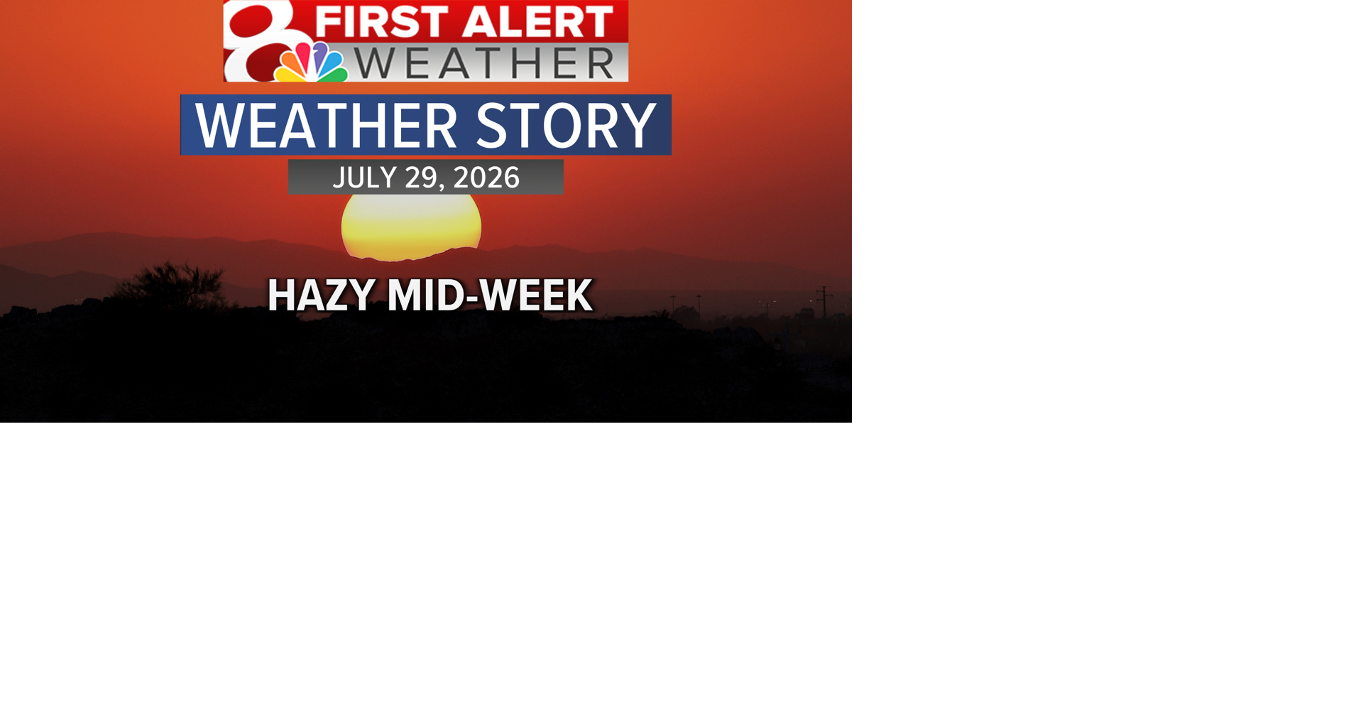 Forecast: Smokey haze returns for Wednesday