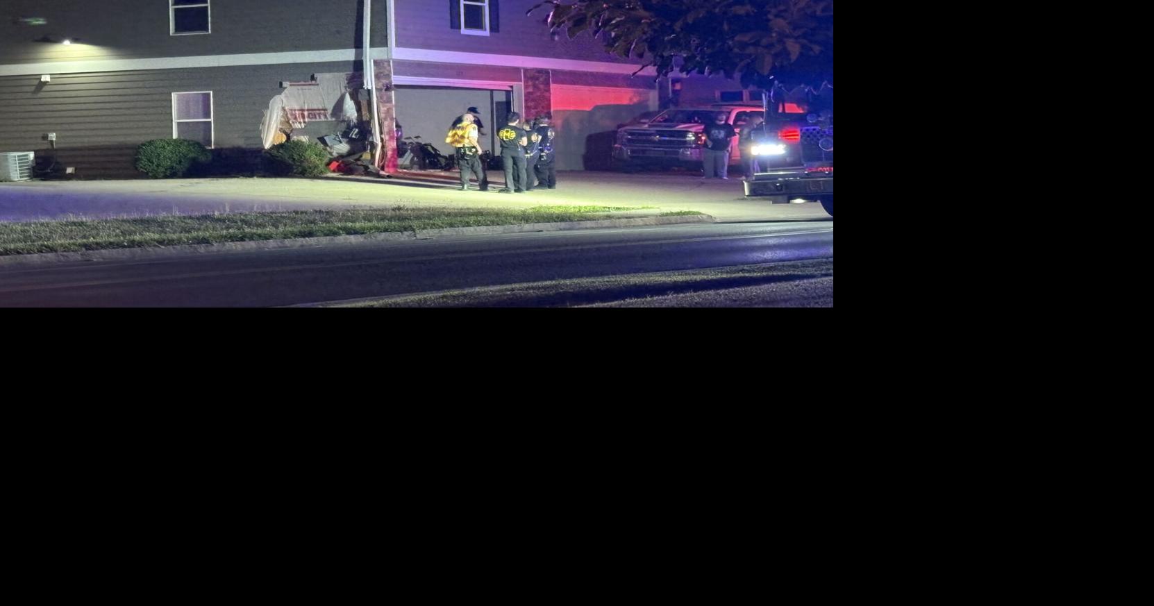 Columbia man arrested for possible DWI following apartment building crash