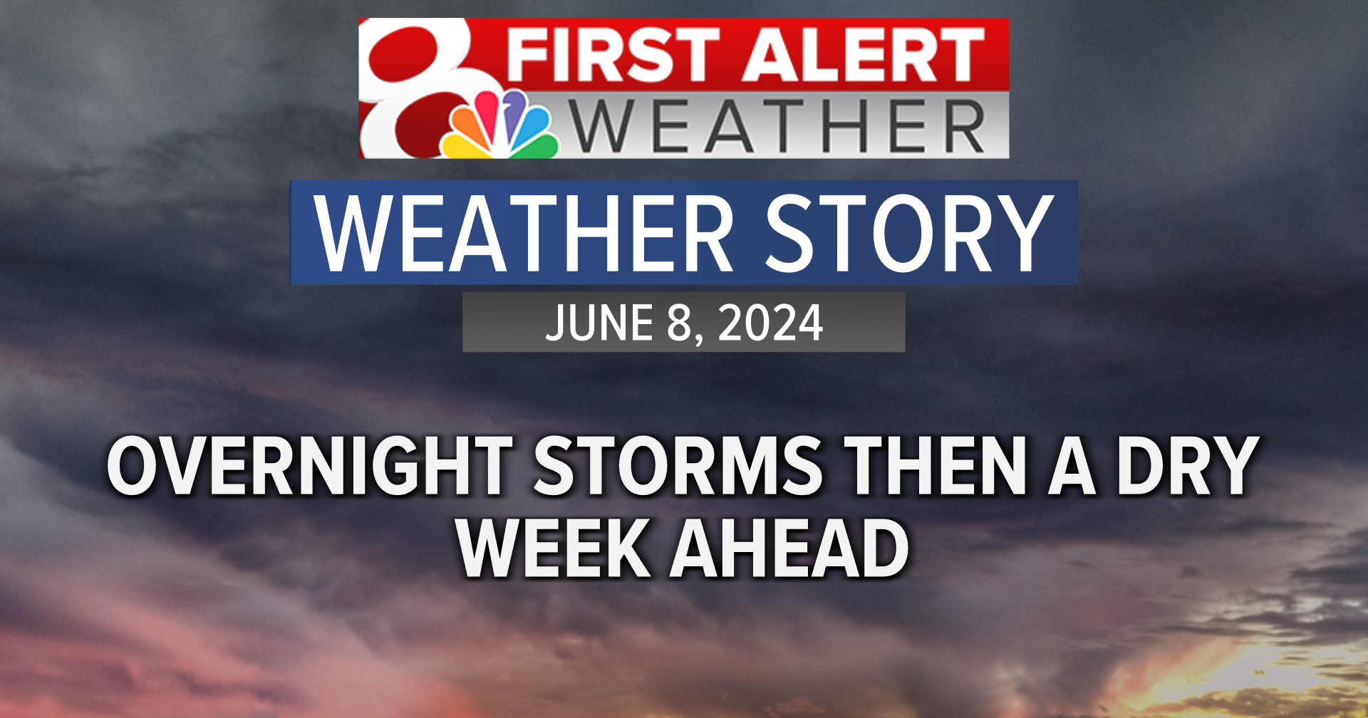 Forecast: Overnight thunderstorms could cause flooding concerns - Vimarsana News