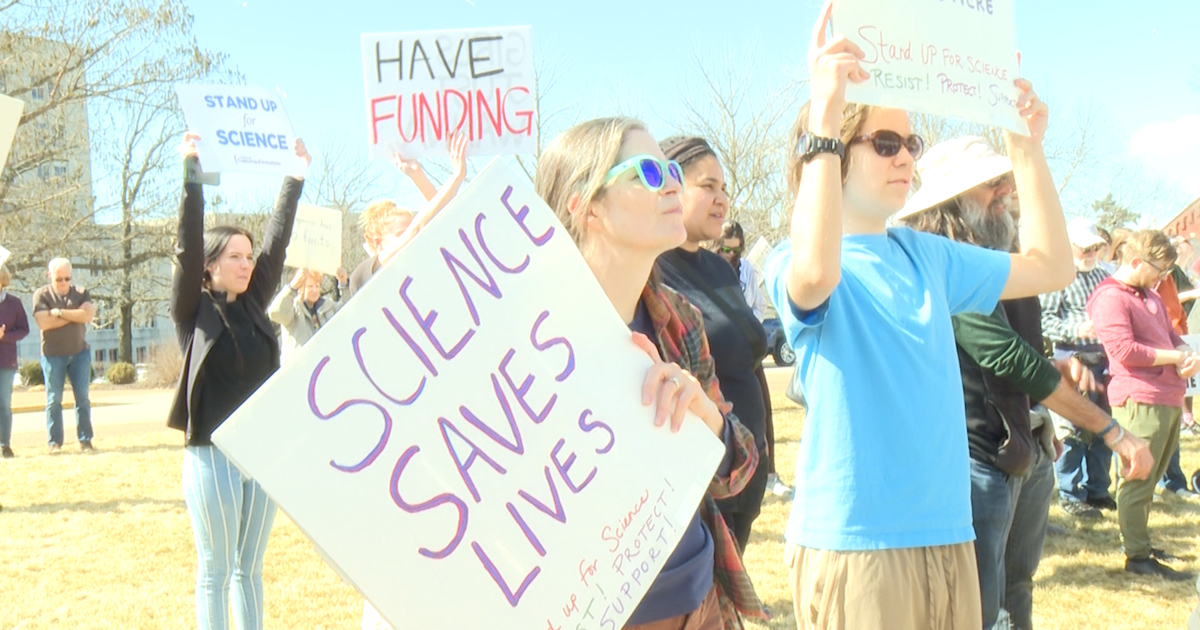 'Science saves lives': Advocates protest cuts to research funding