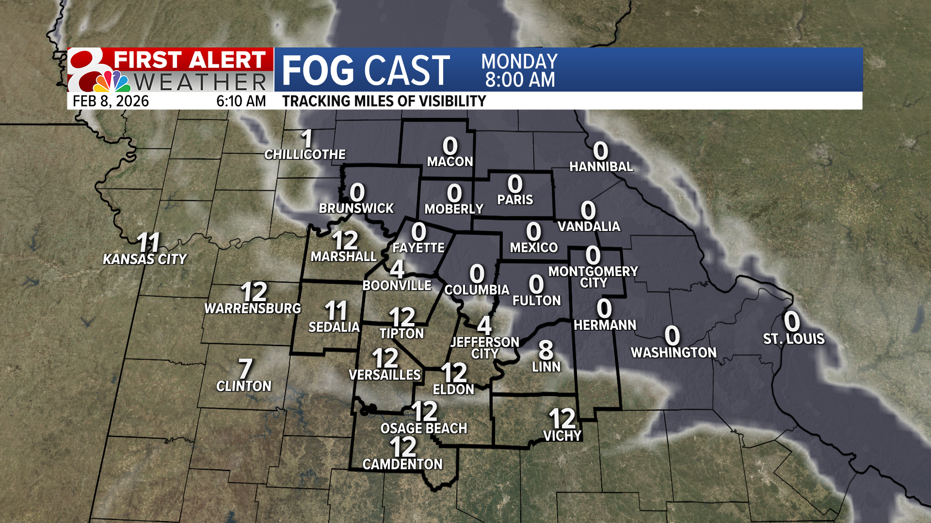 Forecast: Fog possible tomorrow morning with spring-like temperatures ...