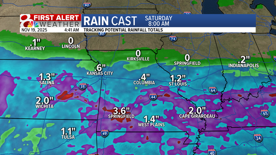 Forecast: Cooler with rain chances the rest of the week | Weather ...