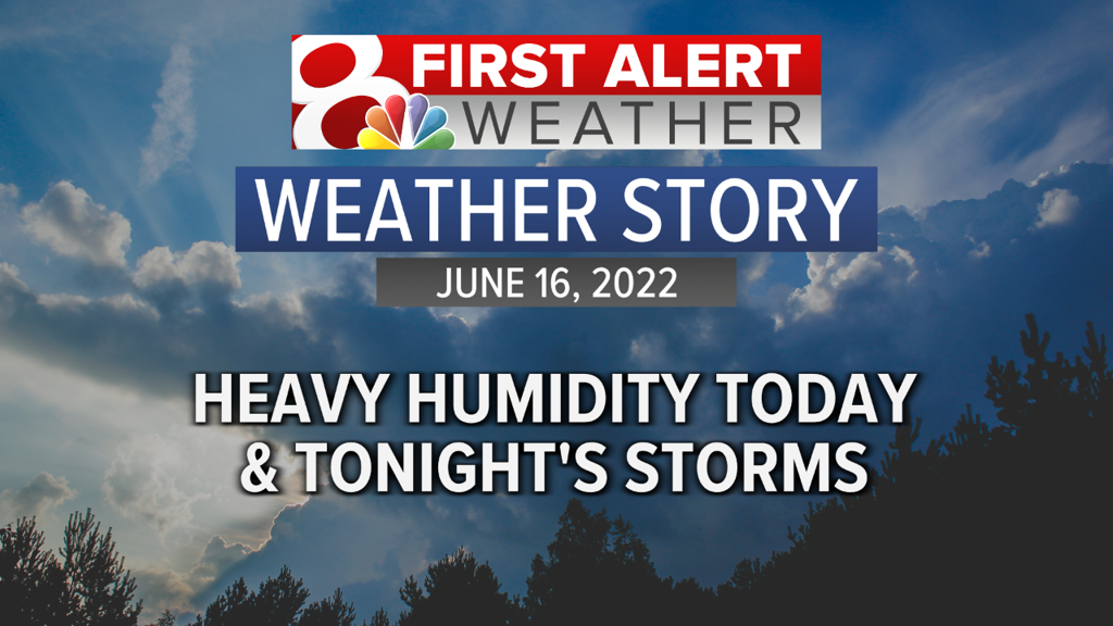 Forecast Heat indices near 105 today Strong storms possible