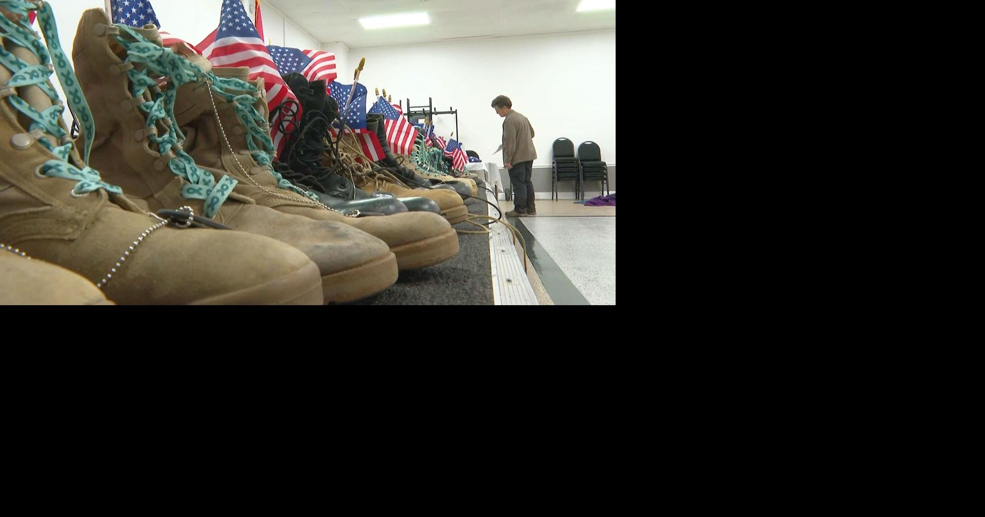 Experiential displays give insight into veterans mental health