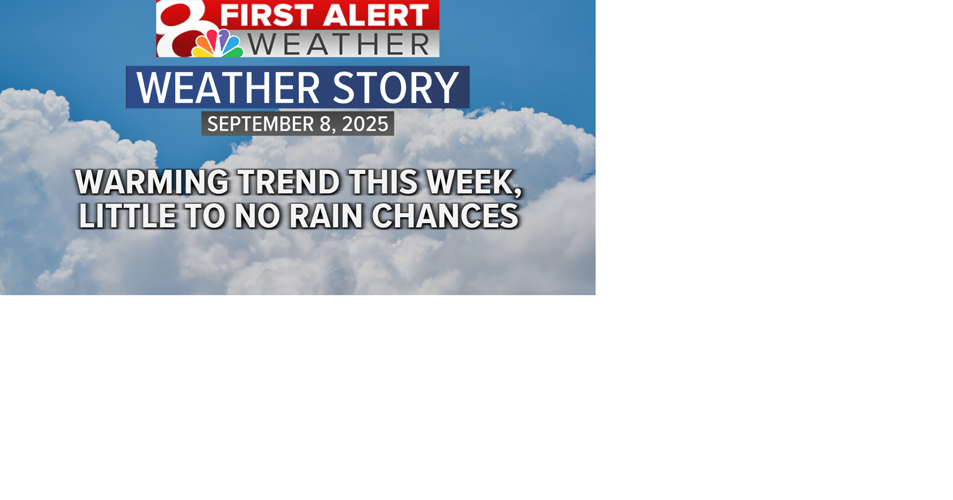 Forecast: Mild Monday, gradual warming trend this week | Weather | komu.com