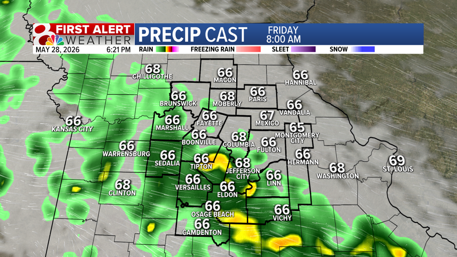 Forecast: Rain chances return for Friday, isolated chances continue ...