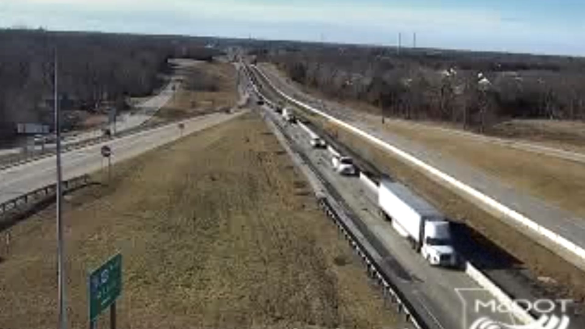 Lane of eastbound I-70 closes at St. Charles Road for emergency