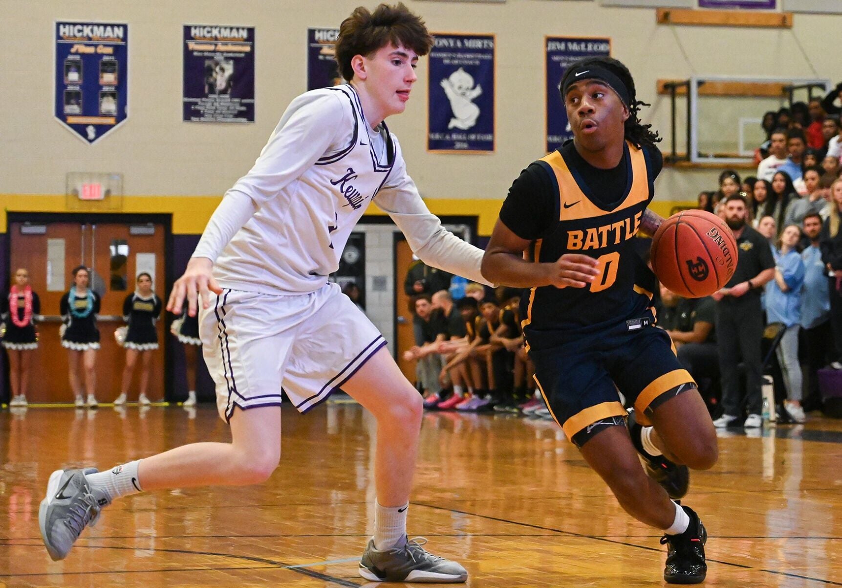 Battle boys basketball falls just short in district championship ...