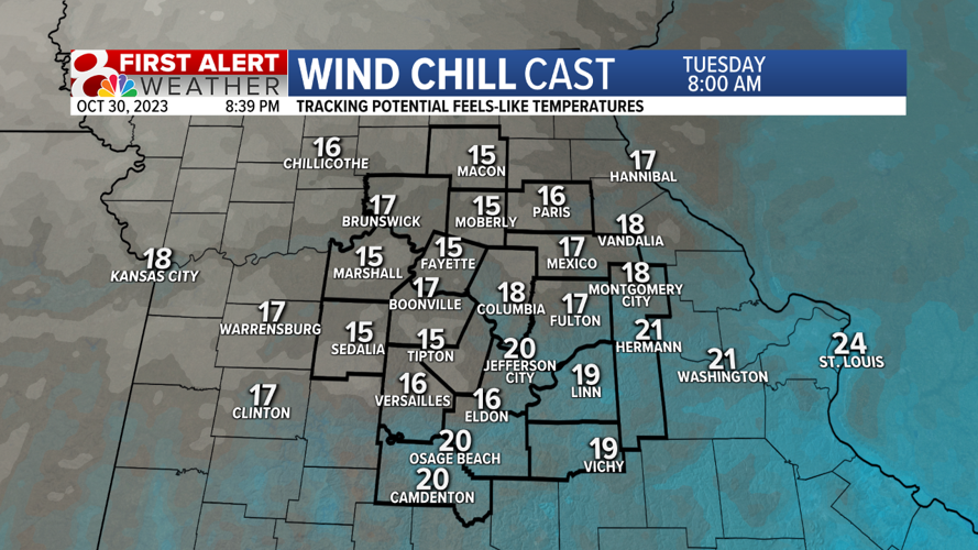 Forecast: Bone chilling temperatures for Halloween | Weather | komu.com