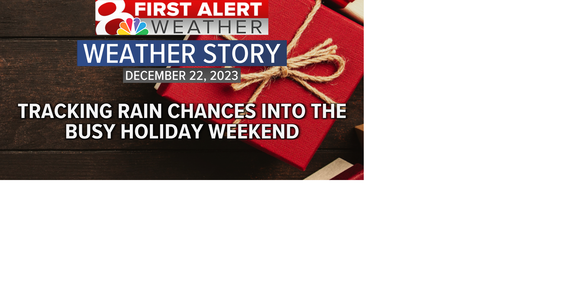 Tracking rain chances into the busy holiday weekend | Weather | komu.com