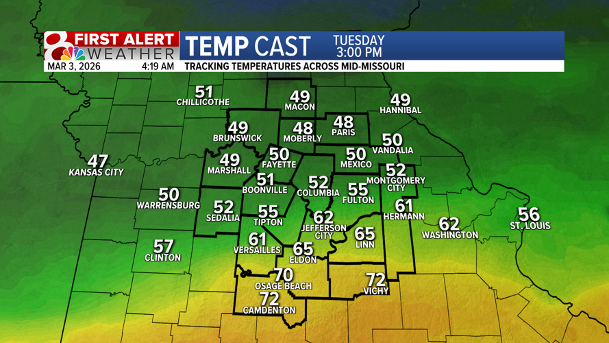 Rain chances continue this week and into the weekend | Weather | komu.com