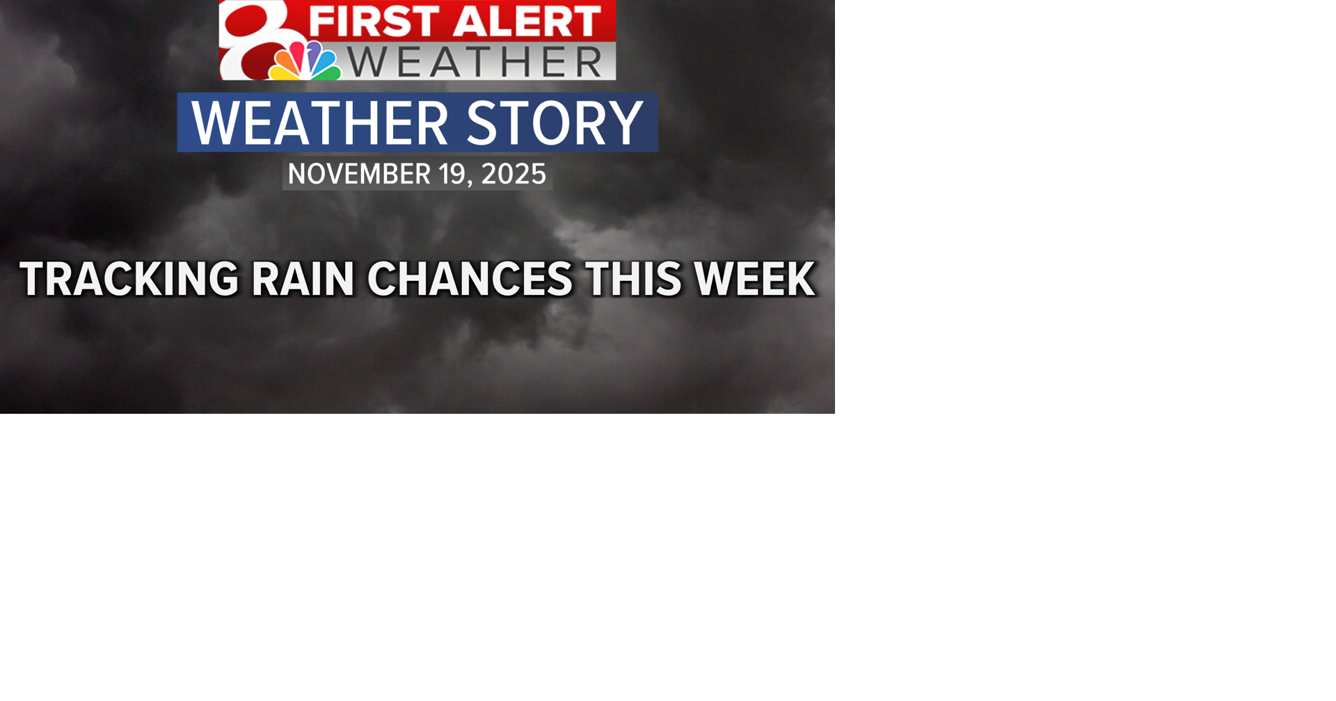 Forecast: Cooler with rain chances the rest of the week | Weather ...