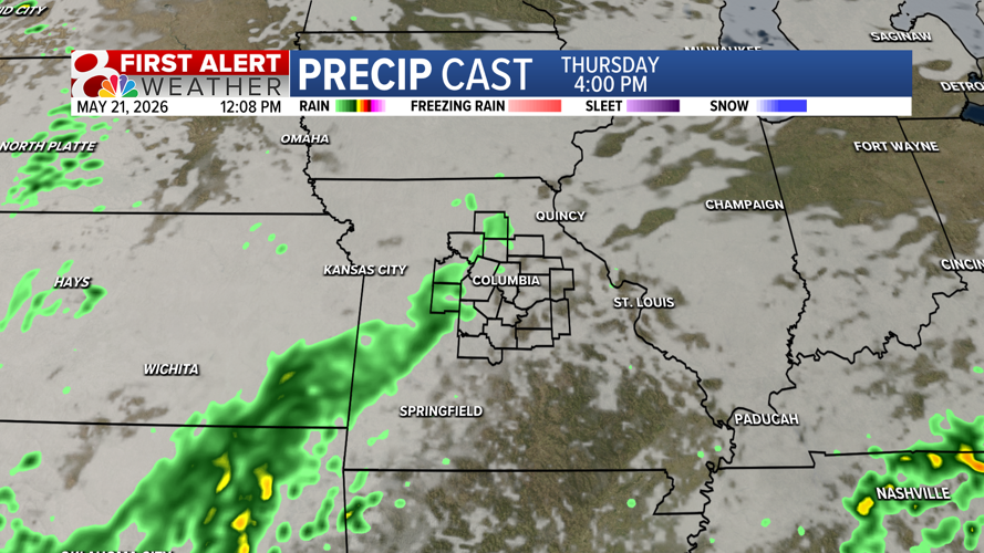 Forecast: Rain chances return for Memorial Day weekend | Weather | komu.com