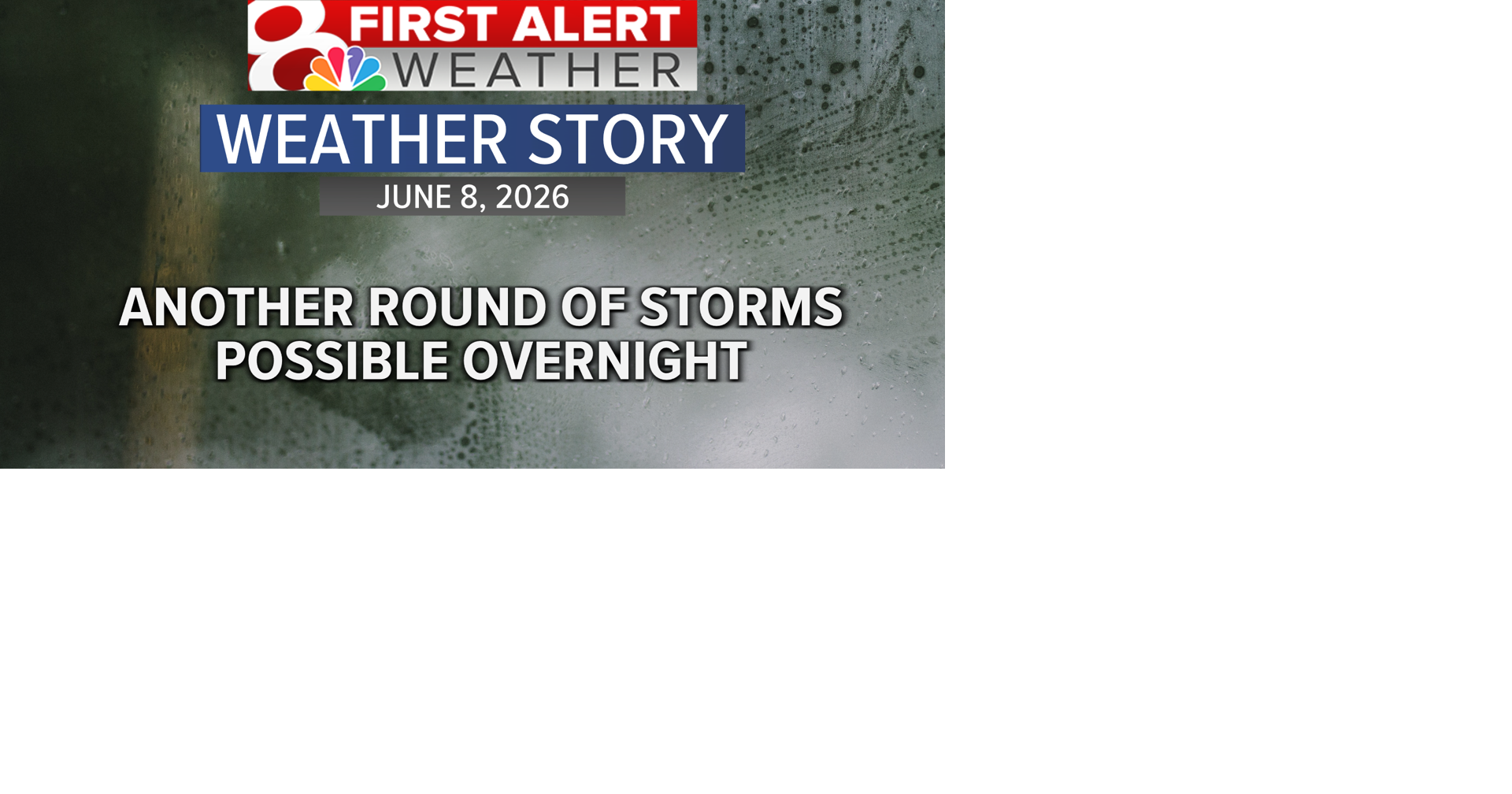Forecast: Scattered showers possible overnight, hot and humid Tuesday, another First Alert Weather Day on Thursday