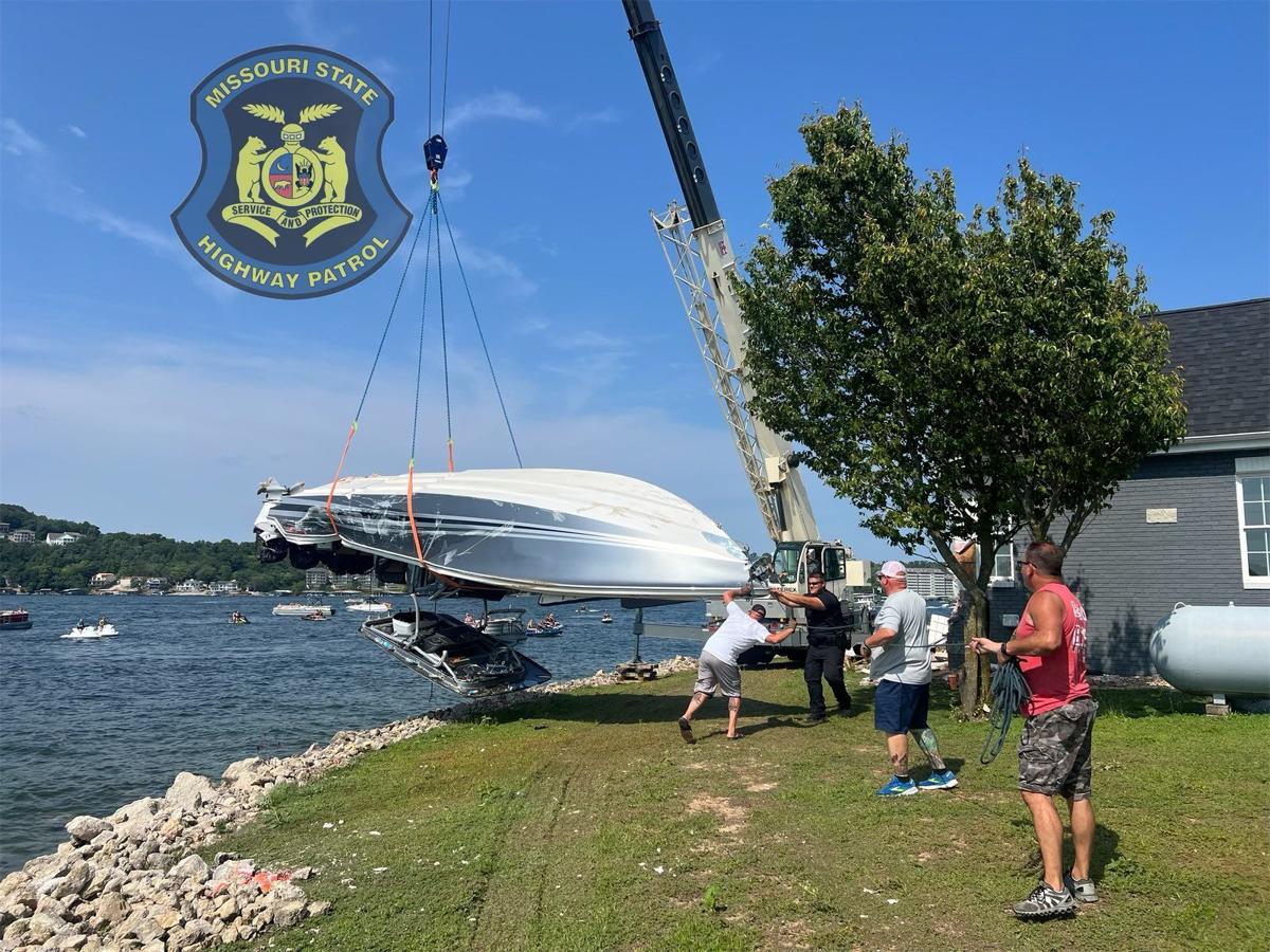 Photos Eight people injured after boat crashes into home on Lake of