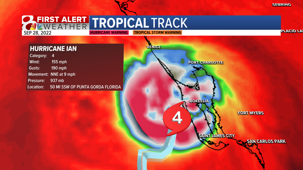 Hurricane Ian Makes Landfall Near Fort Myers As A Powerful Category 4 Storm Weather 4975