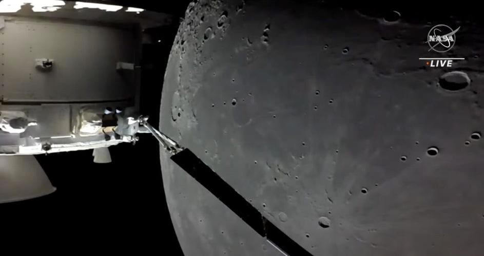 nasa orion moon images