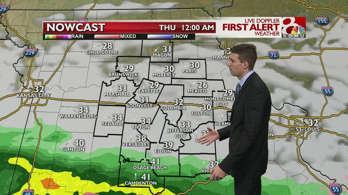 Tracking a wintry mix overnight Weather