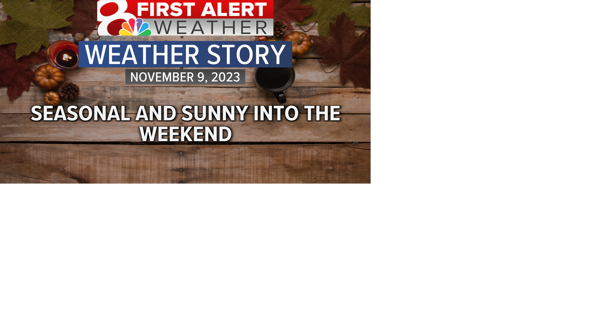 Back to seasonal temps, dry and seasonal into the weekend | Weather ...