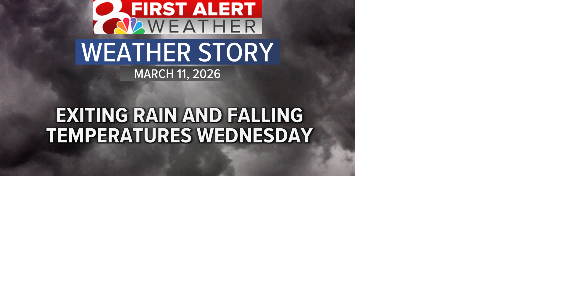 Forecast: Wet start to Wednesday, warmer by the weekend | Weather ...