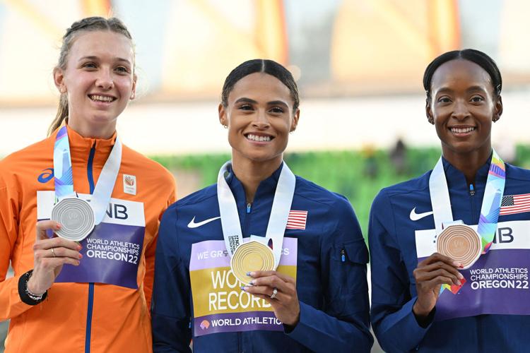 Sydney McLaughlin breaks her own 400-meter hurdles world record