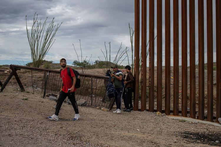 Harris goes to the border to take Trump to task for blocking bill to